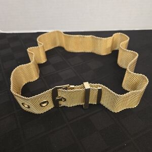 Sarah Coventry Gold Mesh Belt